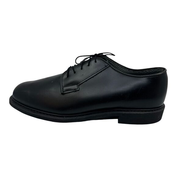 Bates Men's Oxford Dress‎ Shoes Size 12 Black Leather Vibram Sole New Old Stock - Picture 4 of 13